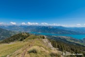 arrivee sentier cretes panoramique reallon