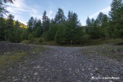 bifurcation direction la grande cabane pour col de la rousse