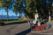 buste clovis huges et les enfants sculpture jardin archeveche
