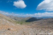 cairn orange nuages vallon crachet