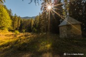 chapelle et ancien lac lauzerot