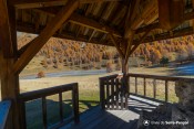 chapelle saint pierre interieur vue lac