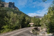entree parc ecrins devant cascade pisse