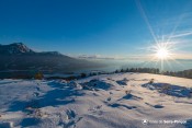 lac saint apollinaire coucher soleil retour