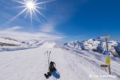 les cretes piste cairn sommet les orres