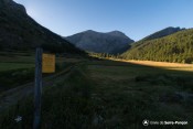 panneau indicateur sentier crachet