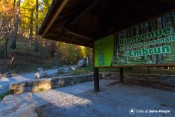 panneau information parking foret