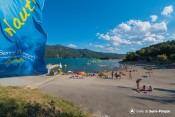 plage pommiers drapeau