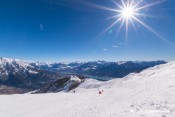 poudreuse sur piste aquarius reallon