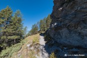 rocher sortie foret au dessus la platriere sentier meale