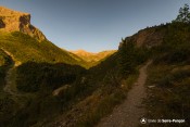 sentier distroit lever soleil  mont pelve vallee rabioux