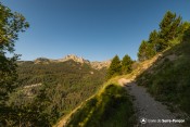 sentier fort reallon balcon vue aiguilles chabrières