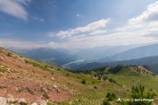 sentier sous morgon roche rouge vue embrun