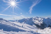 skieurs perche telescopique teleski marmottes