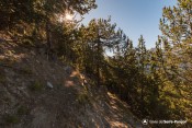 virage depuis la platriere sentier meale