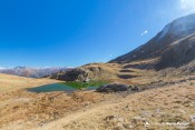 vue de profil lac hivernet