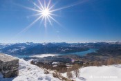 vue lac serre poncon depuis table orientation cote barrage