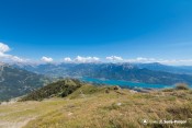 vue pont savines depuis piste ete