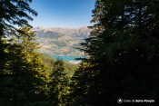 vue pont savines depuis sentier echelle