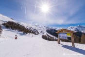 vue station les orres depuis sommet grand clos