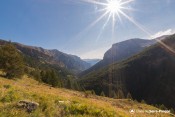vue sur le pelve depuis sentier col tourettes