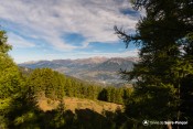 vue sur mont guillaume depuis crete vallon clapier sentier col de la rousse