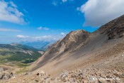 vue sur vallon parpaillon depuis lac lalatcha