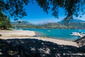 vue transversale plage combettes