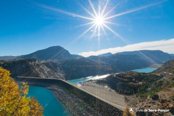 Barrage de Serre-Ponçon, le poumon des Alpes du Sud